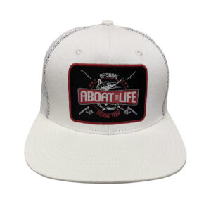White Marlin Flatbill Cap